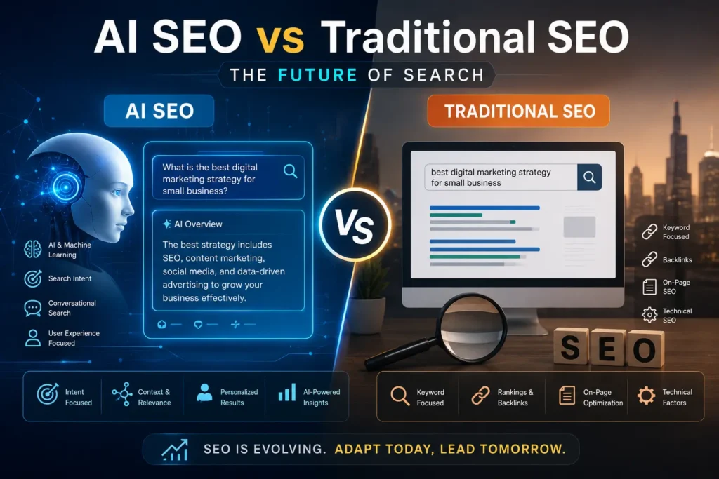 AI SEO vs traditional SEO